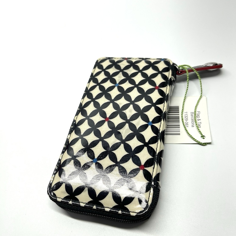 Vera Bradley Frill Zip Around Vinyl 4 Color Pens & Dividers‎ Pen Holder Wallet - Picture 6 of 11